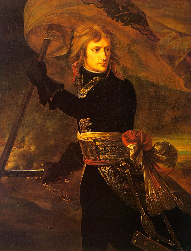 Bonaparte on the Arcole Bridge on 17 November 1796